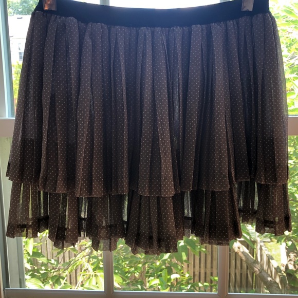 Vintage Jane Birkin lilac polka dot skirt - Picture 3 of 4